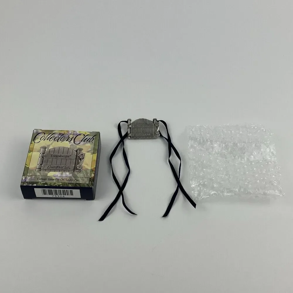 Longaberger Cottage Gate Metal Basket Tie On Accessory 2000 | 1.5